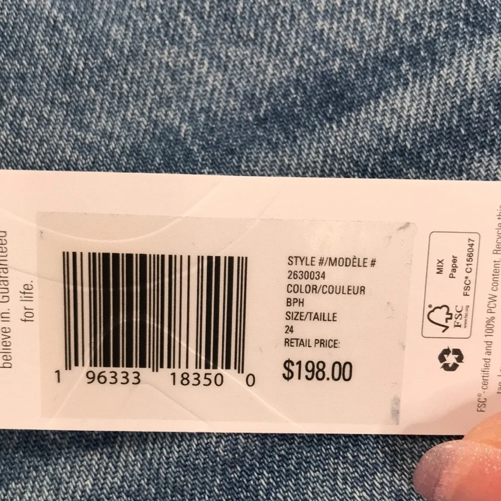 Outerknown Women's Medium Wash Sea Jeans Generation Slim Jeans Size 24 New